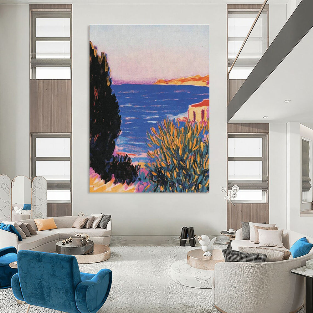 Original Handmade Abstract Painting for Dining Room Fruit Basket Wall & Entryway Mail Sorter Tray Wall DLZ1765