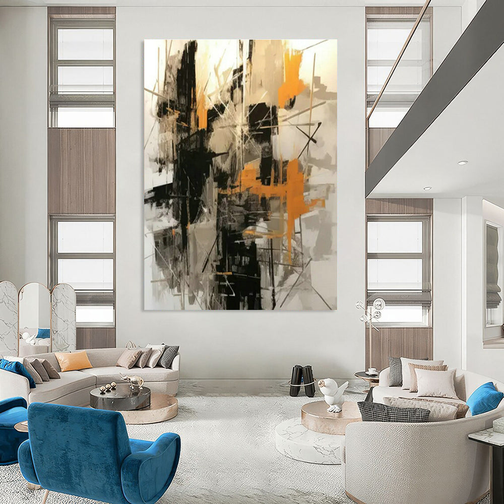 Handmade Abstract Wall Art for Cottage Kitchen Pantry Wall and Hallway Pet Grooming Nook DLZ1703