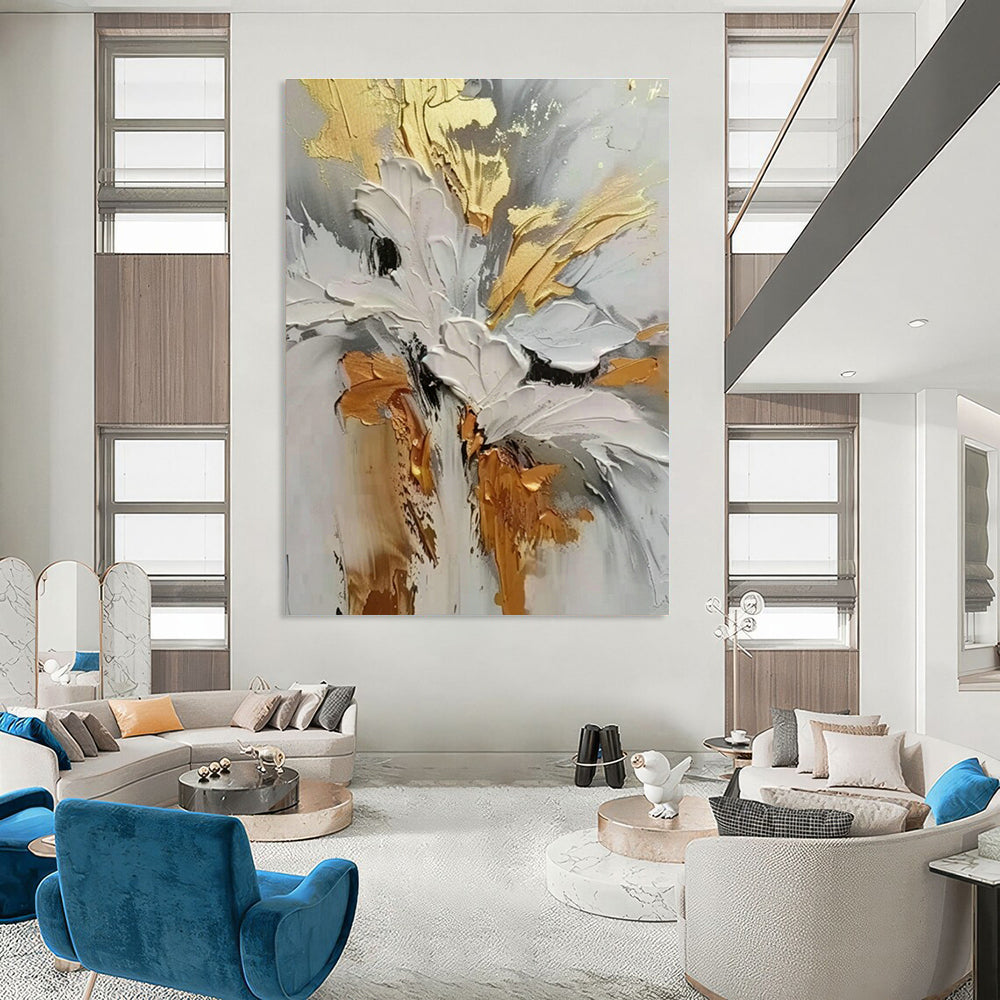 Handmade Extra - Large Abstract Wall Art Ensemble for Living Room & Dining Room DLZ1393