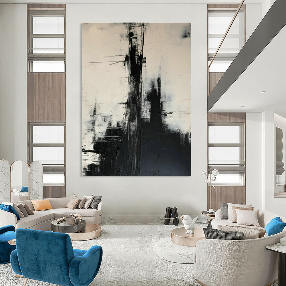 Immense Custom-Made Abstract Artwork for Hallway & Cottage Entryway DLZ1268