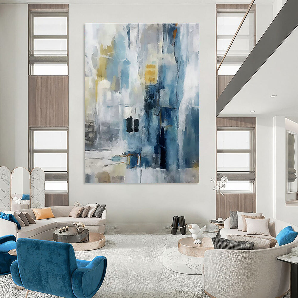 Massive Abstract Hand - Painted Art for Bedroom Dressing Tables & Cottage Hallway Bike Racks DLZ0678