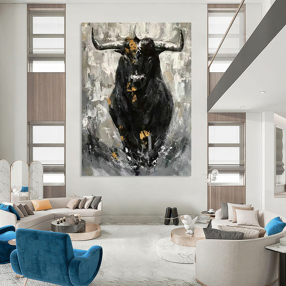 Oversized Hand - Painted Abstract Murals for Bedroom and Cottage Living Room DLZ0535