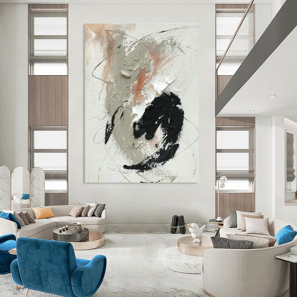 Hand-Crafted Abstract Decor for Cottage Dining Room China Cabinet Wall and Entryway Mail Sorting Area DLZ1691