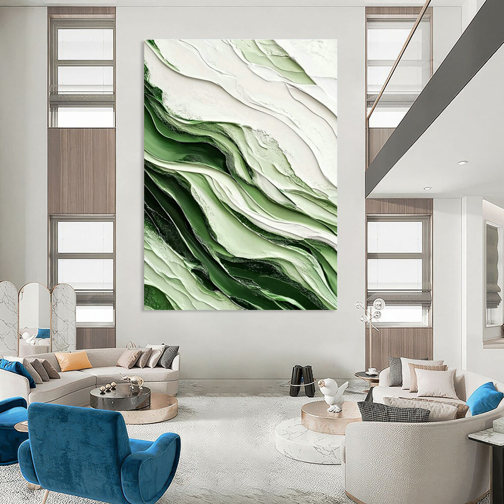 Titanic Hand - Painted Abstract Art for Bedroom Dressing Chambers & Office Executive Lounges DLZ0733