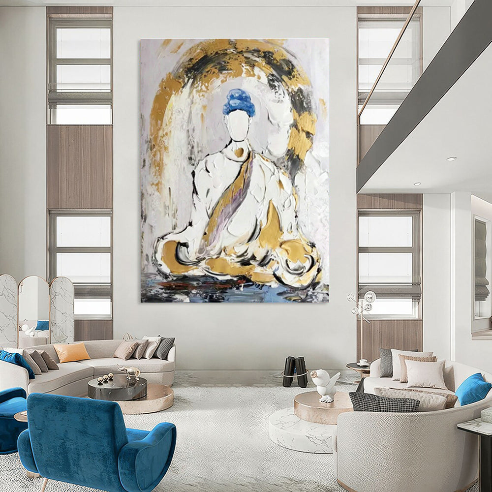 Custom Abstract Paintings for Bedroom Dressing Room Vanity Benches & Office Branding Zone Display Cases DLZ0862