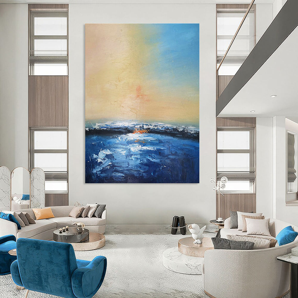 Extra - Large Custom Abstract Canvas for Office & Hallway DLZ1331