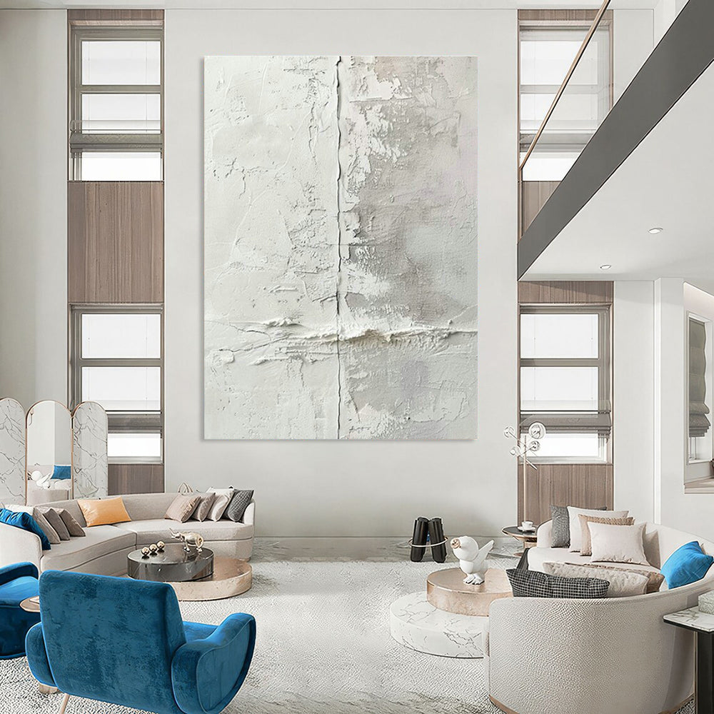 Large Customizable Handmade Abstract Painting for Bedroom Bed Footboard Wall and Living Room Coffee Table Lower Shelf Wall DLZ1913