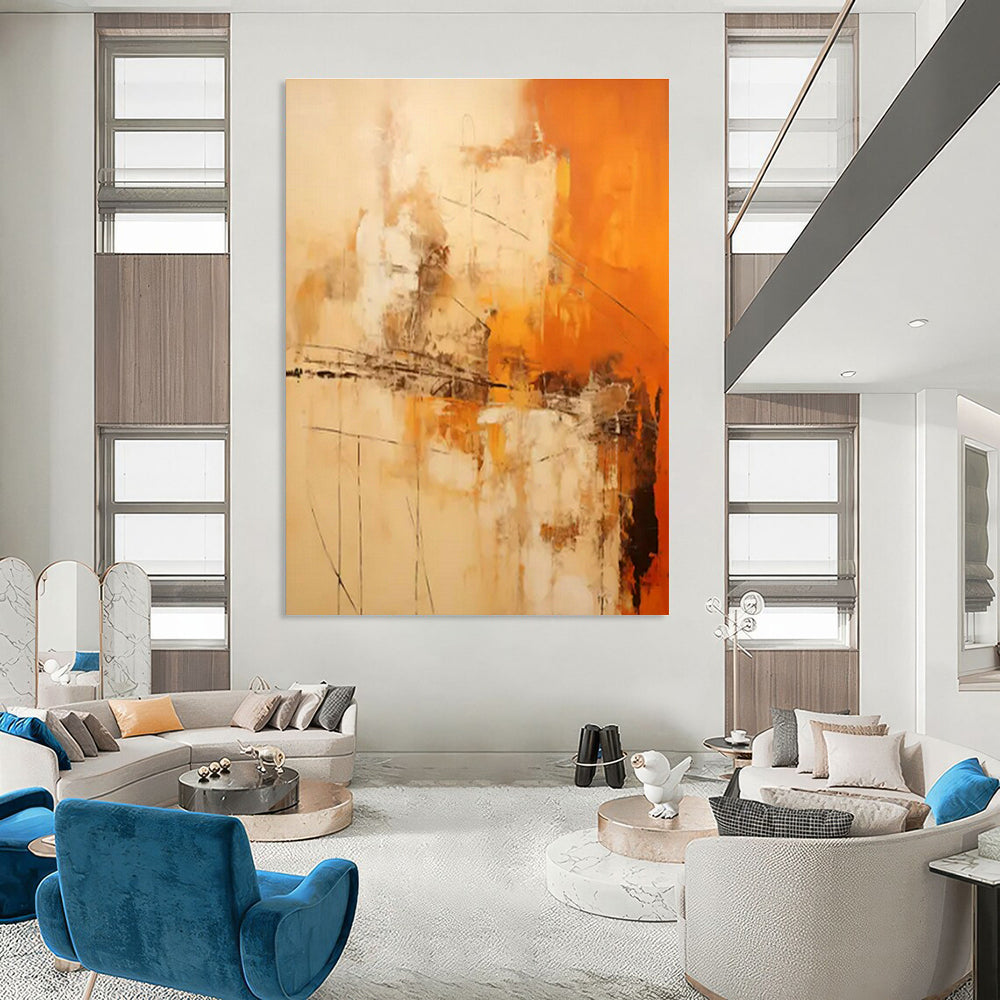 Original Handmade Abstract Painting for Dining Room Wine Glass Rack Wall & Entryway Umbrella Hanging Wall DLZ1735