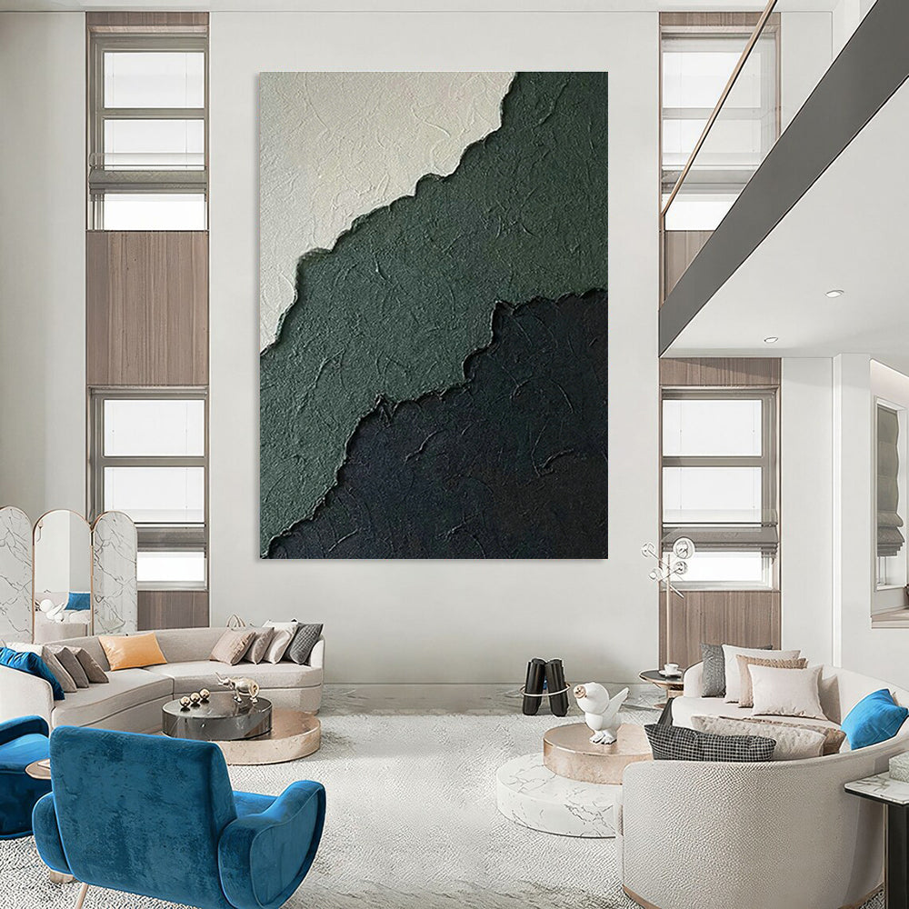 Gigantic Custom Abstract Wall Hanging for Cottage Hallway & Office DLZ1225