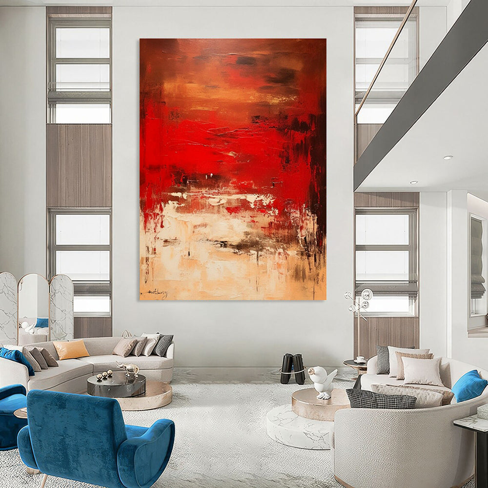 Hand - Painted Abstract Art for Dining Room Bay Windows and Entryway Umbrella Stands DLZ0787