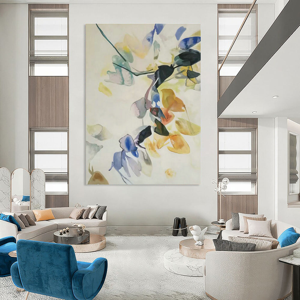 Custom Hand - Painted Abstract Art for Bedroom and Living Room DLZ0750