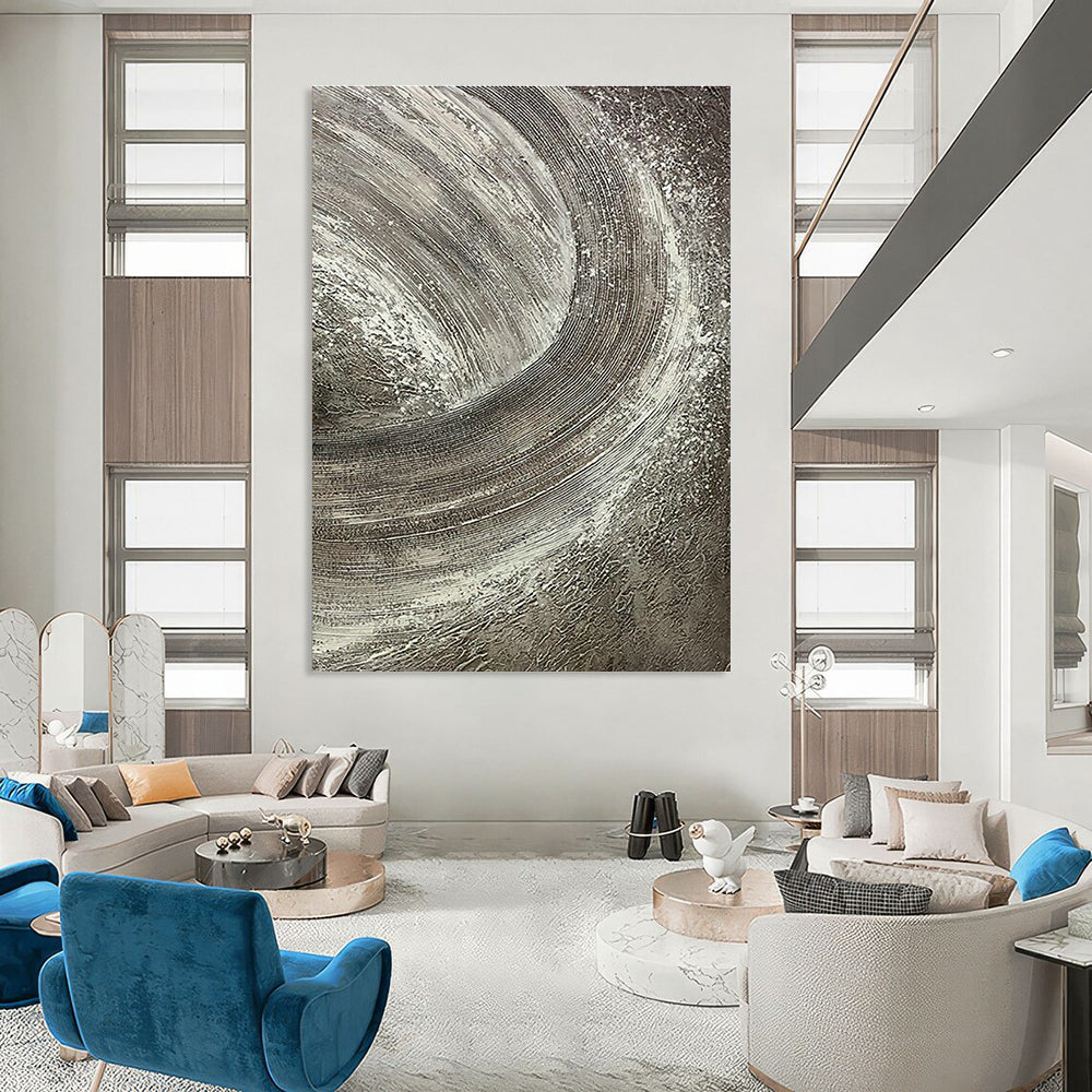 Stupendous Custom-Sized Hand Painted Abstract Artwork for Entryway & Hallway DLZ2242