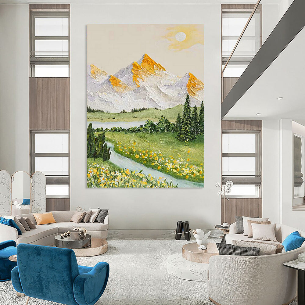 Gigantic Tailored Abstract Wall Art for Entryway & Dining Room DLZ1044