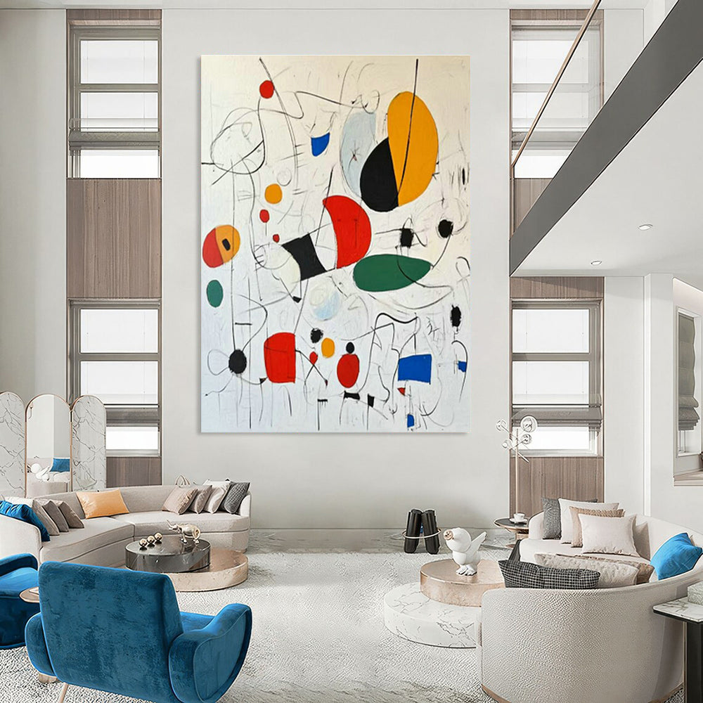 Hand-Crafted Oversized Abstract Canvas for Bedroom & Cottage Dining Room DLZ1191