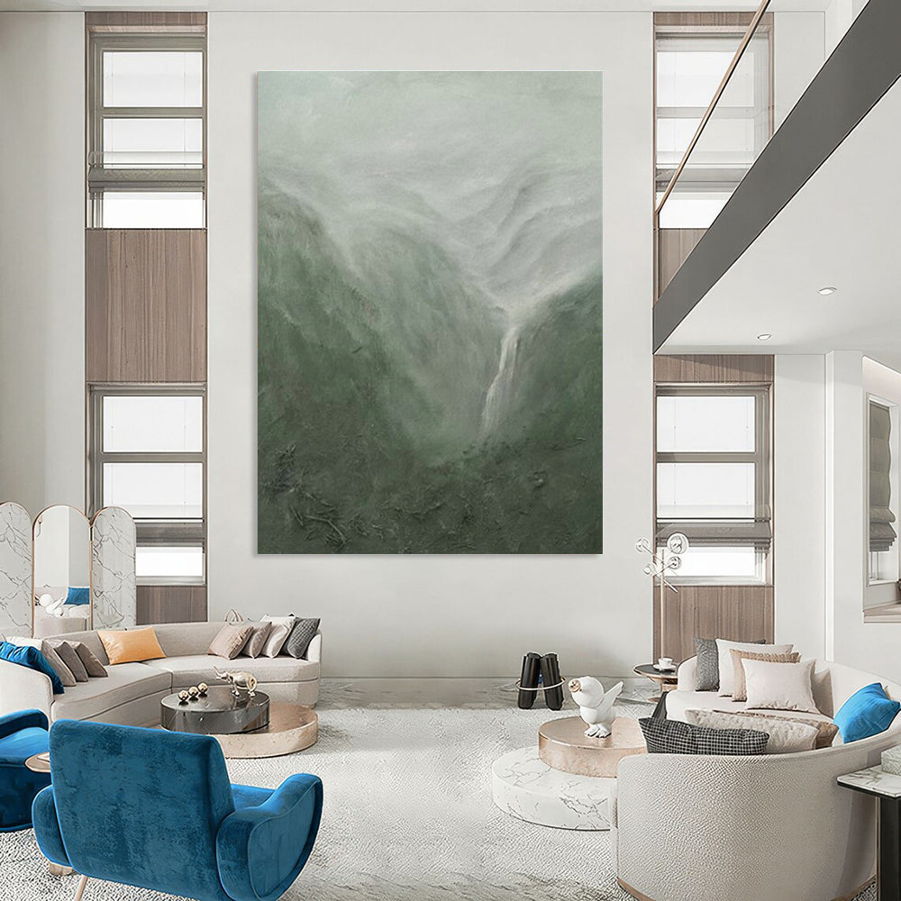 Immense Custom-Built Hand Painted Abstract Canvas for Office & Bedroom DLZ2190