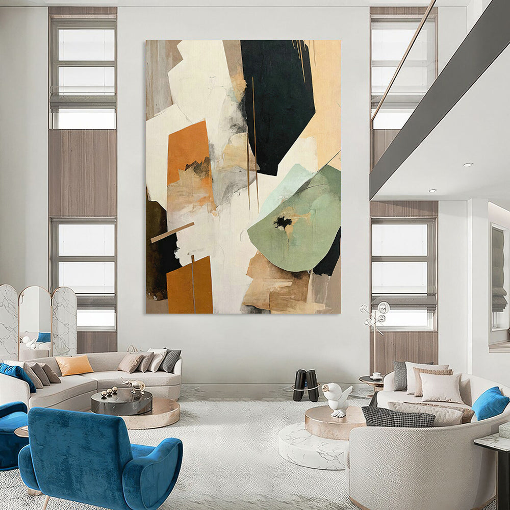 Hand-Crafted Abstract Wall Decor for Cottage Bedroom and Cottage Dining Room DLZ1636