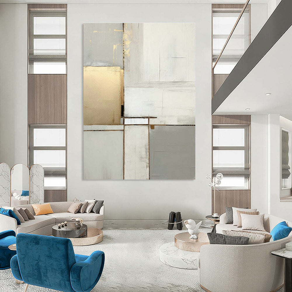 Massive Custom Abstract Paintings for Office Training Rooms & Bedroom Vanity Areas DLZ0586