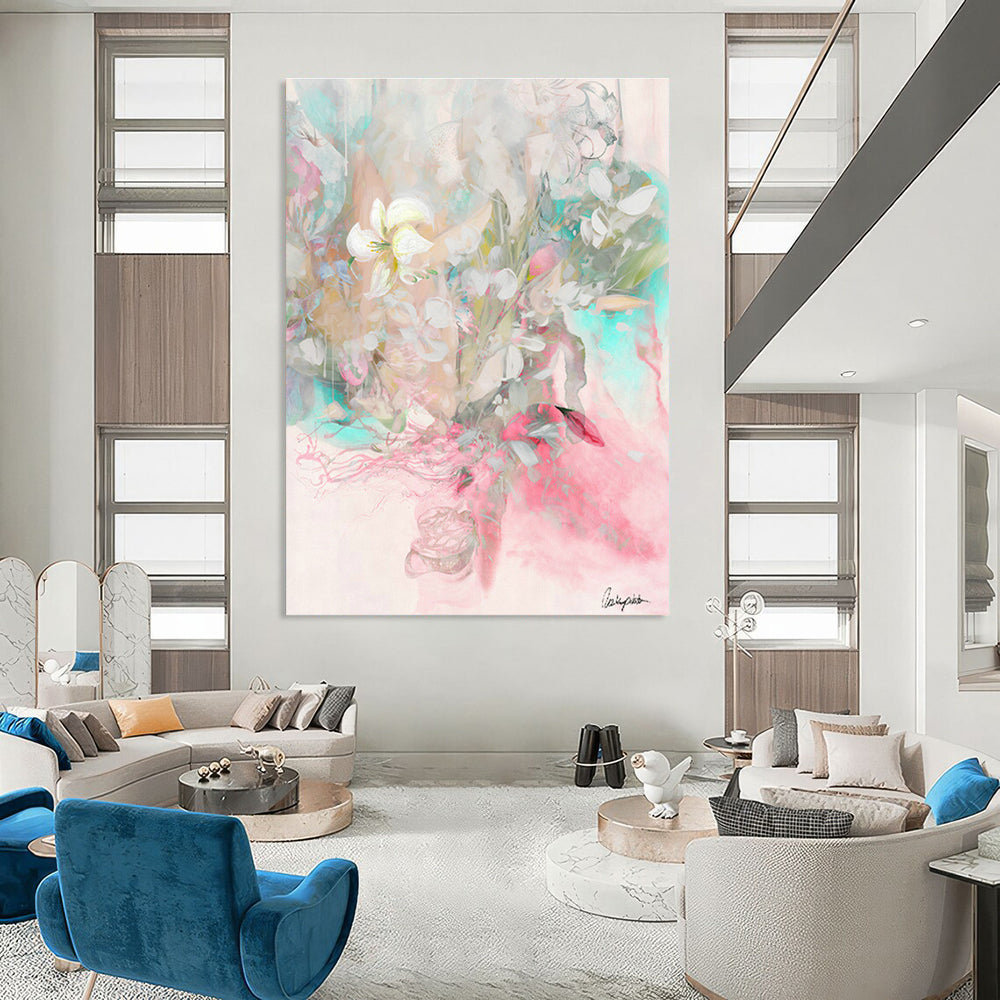 Massive Bespoke Abstract Canvas for Hallway & Living Room DLZ1091