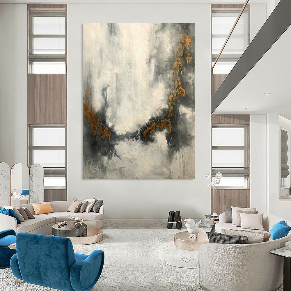 Massive Custom Abstract Paintings for Cottage Living Room & Bedroom DLZ0550