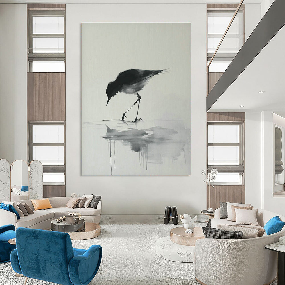Original Hand-Painted Abstract Painting for Living Room and Office DLZ1830