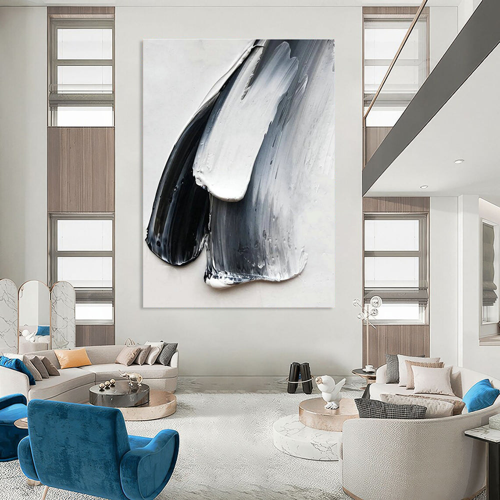 Hand-Painted Abstract Gemstone for Cottage Bedroom & Hallway Niche DLZ2376