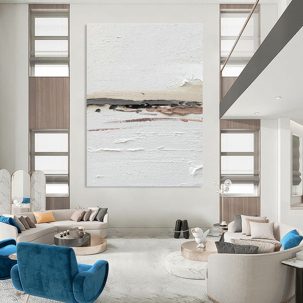 Oversized Handmade Abstract Canvas for Bedroom & Office Corridor DLZ2364