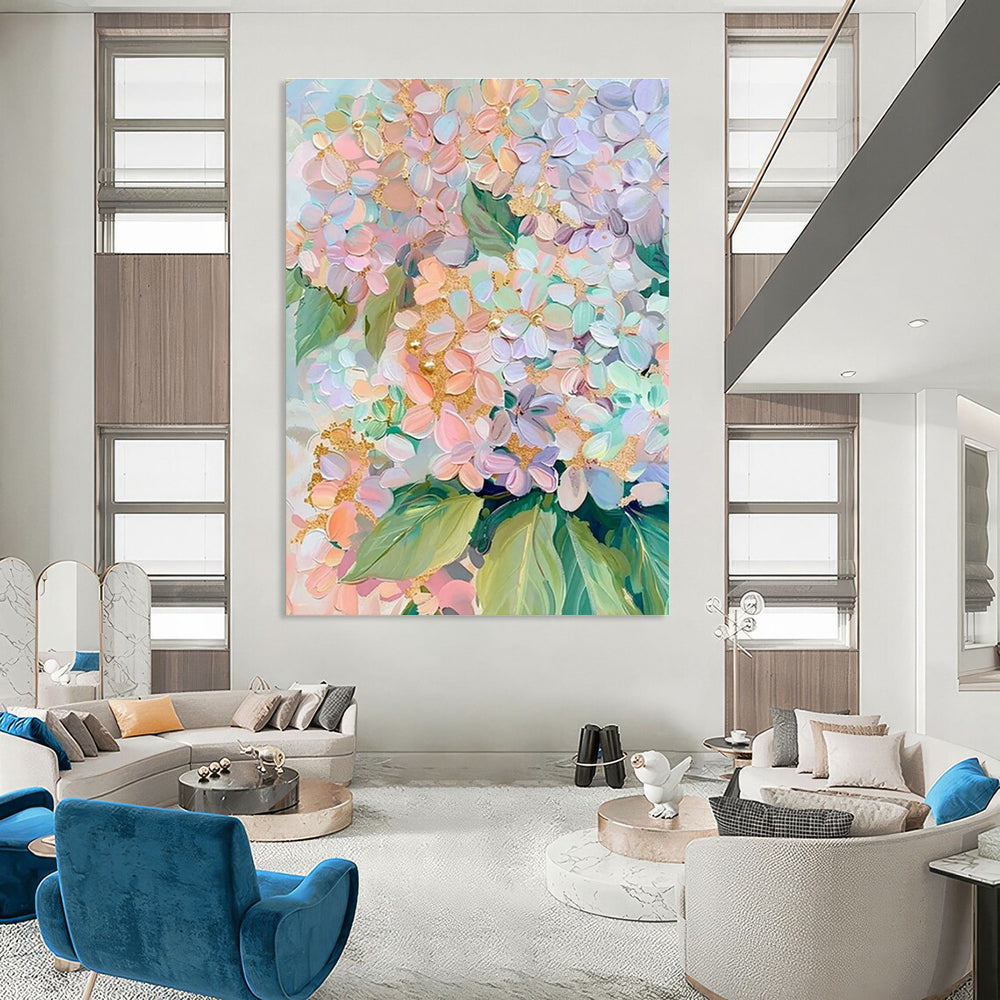 Grand - Sized Custom Abstract Canvases for Cottage Office Loft Stair Treads & Bedroom Walk - in Closet Clothing Rod Ends DLZ0914