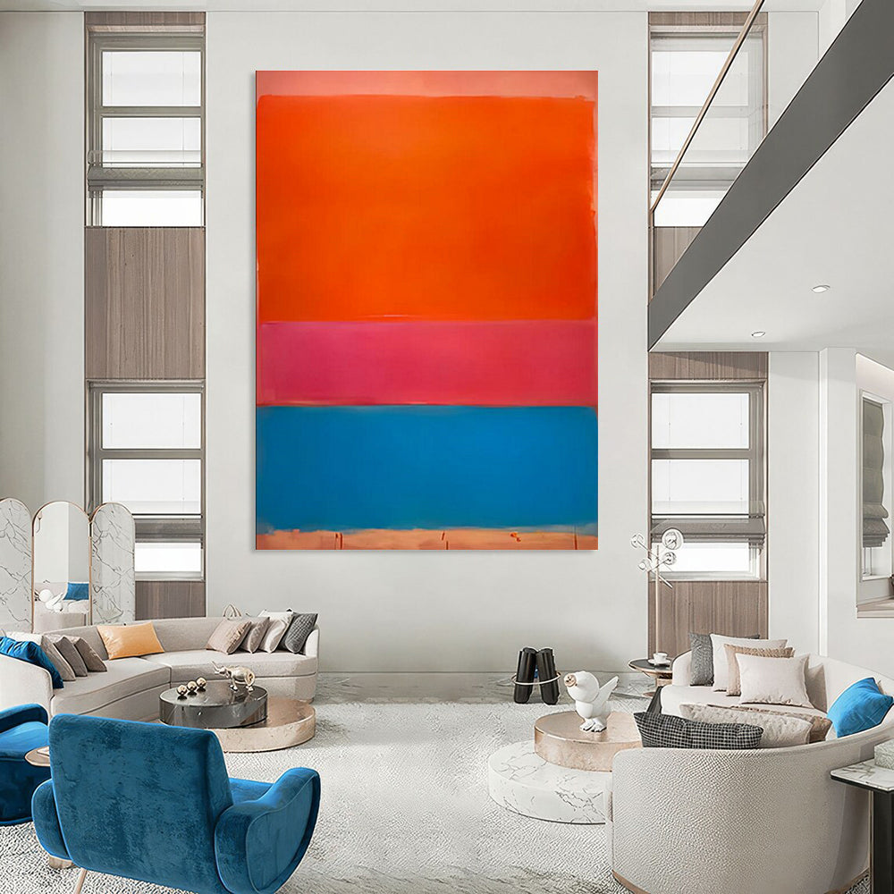 Hand-Painted Abstract Artwork for Cottage Bedroom & Living Room DLZ2304