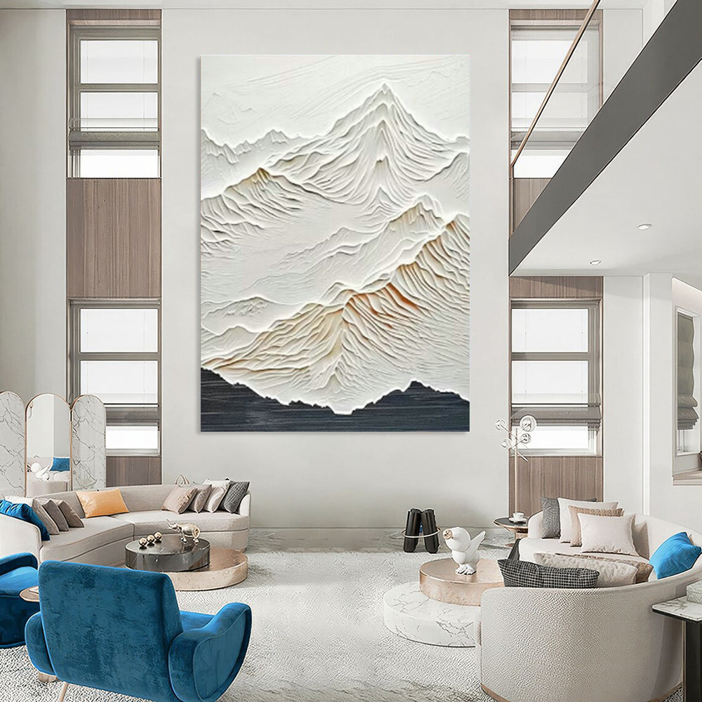 Hand-Painted Custom Oversized Abstract Wall Art for Bedroom & Living Room DLZ0992