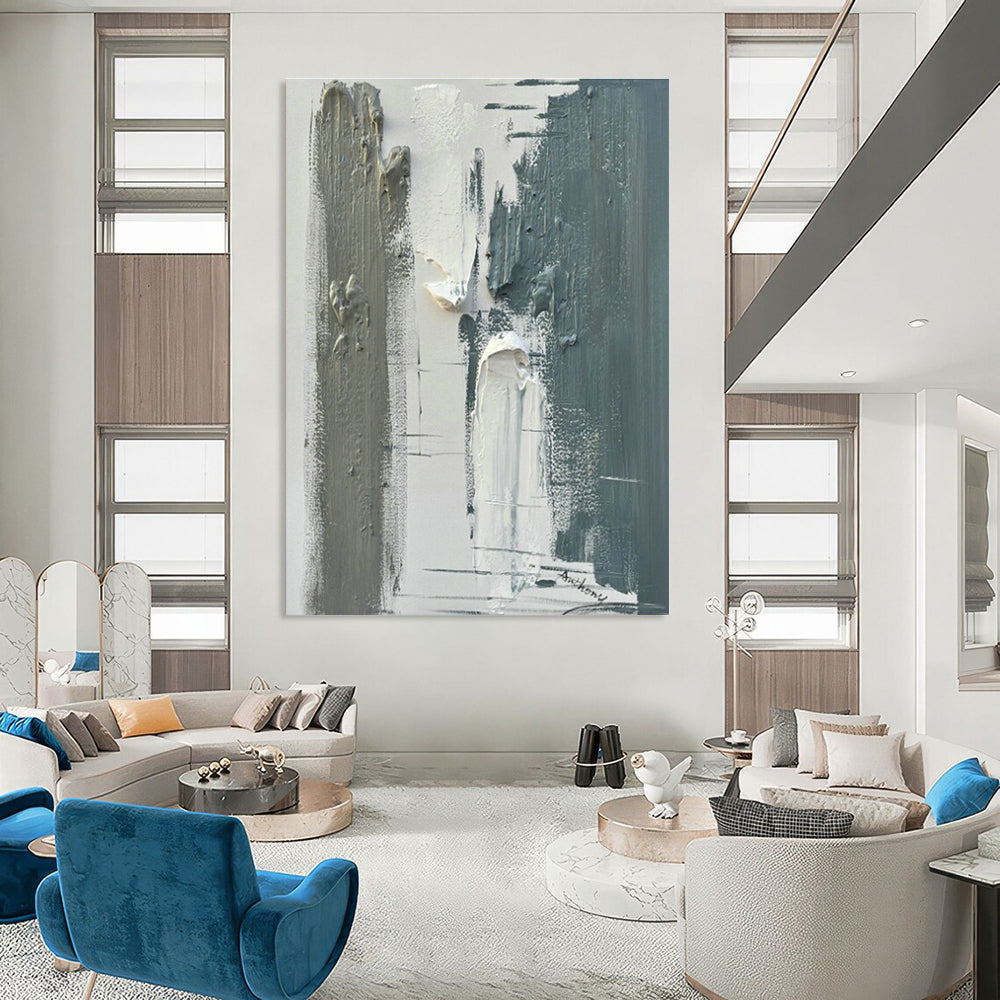 Large - Scale Hand - Painted Abstracts for Hallway Vaulted Ceilings and Cottage Outdoor Kitchens DLZ0804