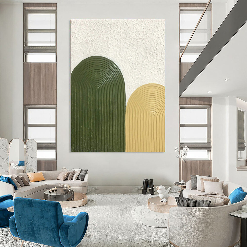 Large Handmade Abstract Painting for Office & Cottage Entryway DLZ1183