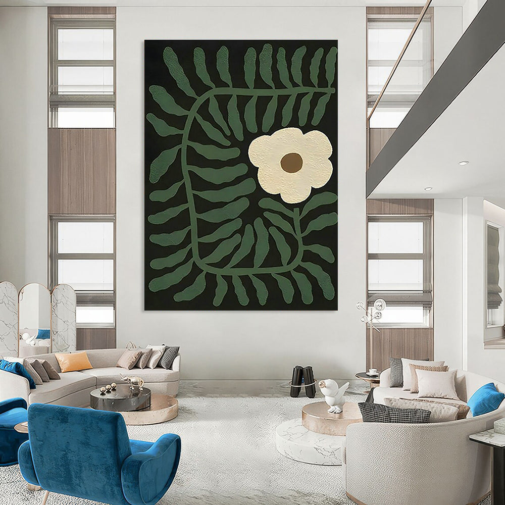 Custom - Made Extra Large Abstract Wall Hanging for Dining Room & Entryway DLZ1122