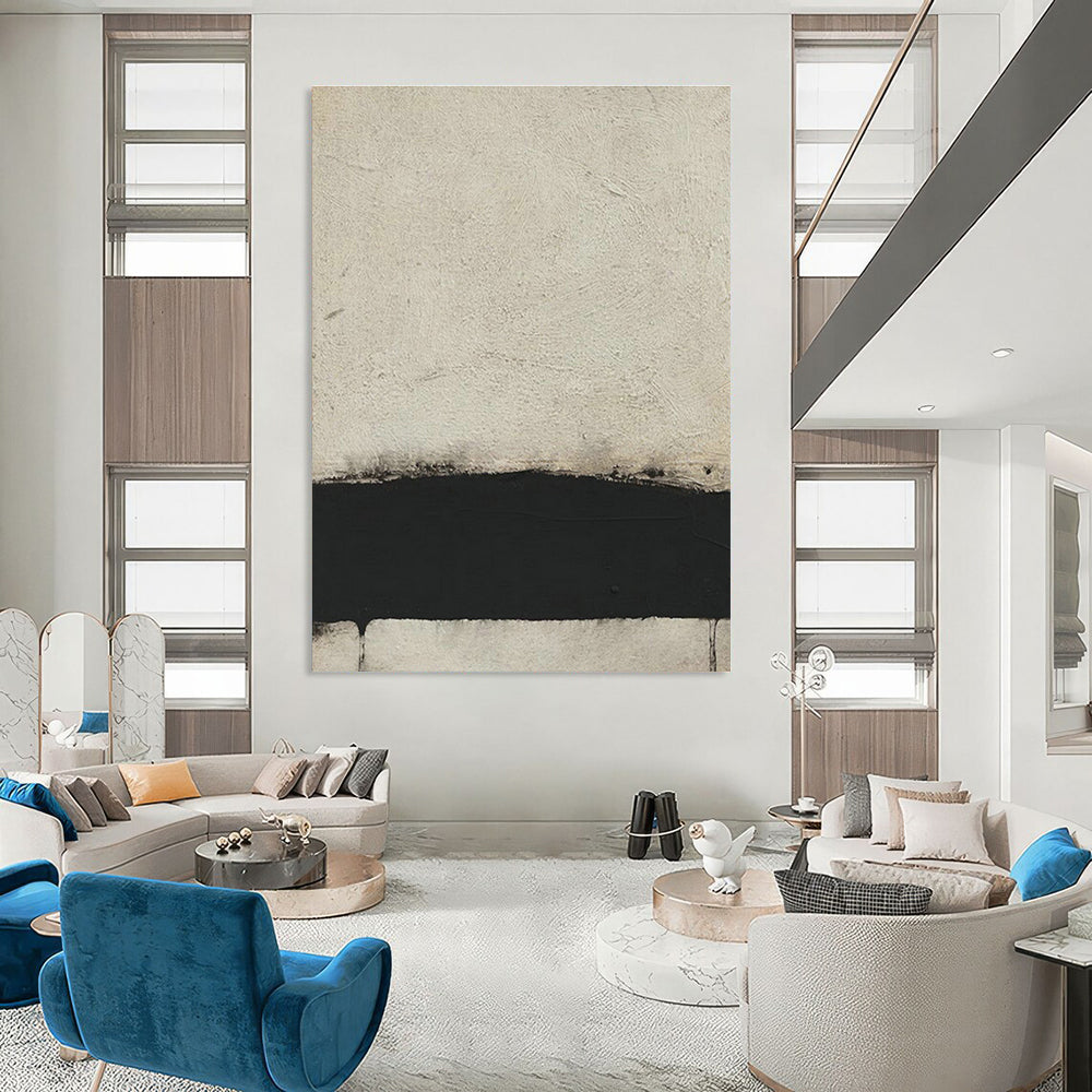 Handmade Abstract Wall Decals Set with Removable Glitter for Living Room & Office DLZ1426