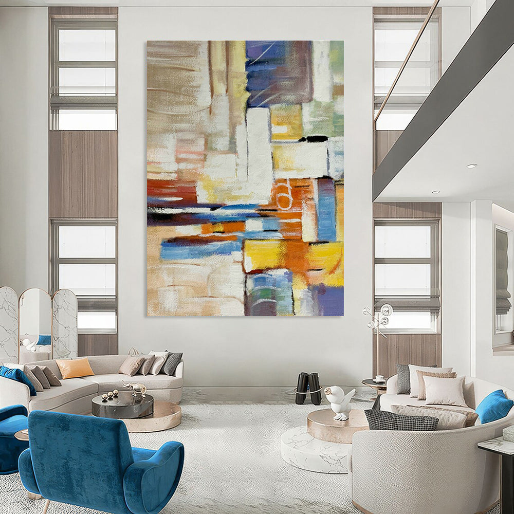 Custom Abstract Canvases for Office and Bedroom DLZ0777