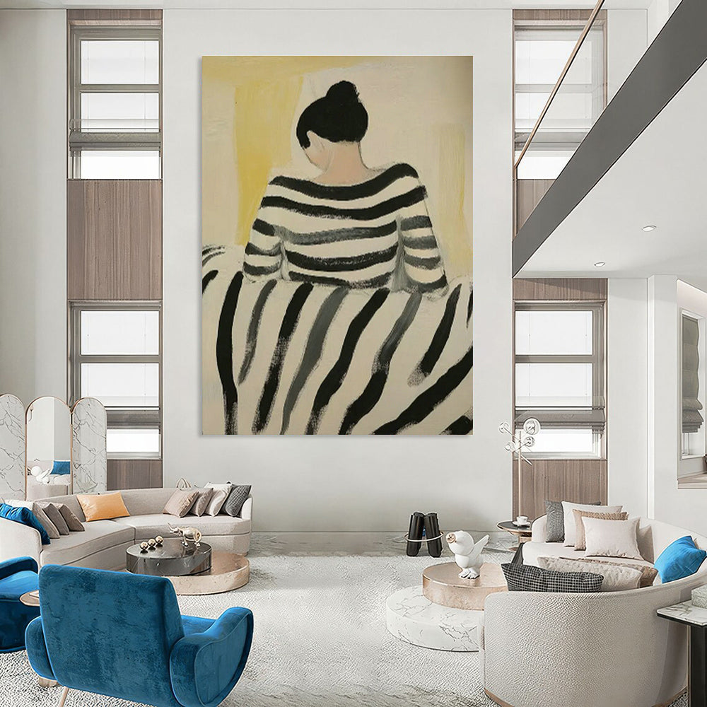 Extra - Large Custom Abstract Canvases for Dining Room Sideboards & Office Supply Closets DLZ0693