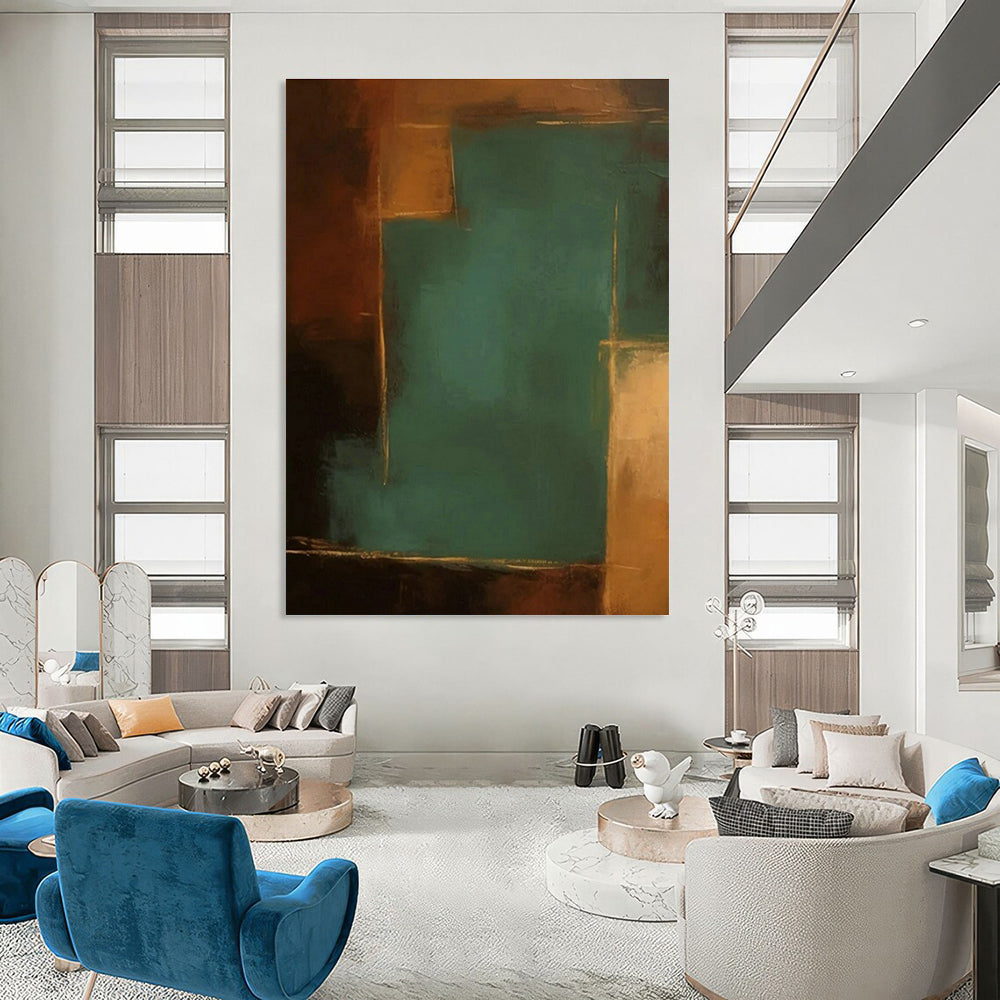 Customizable Handmade Abstract Wall Art for Office and Living Room DLZ1442