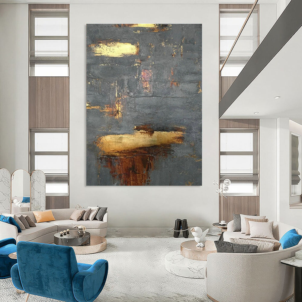 Hand - Painted Abstract Art for Dining Room and Entryway DLZ0635