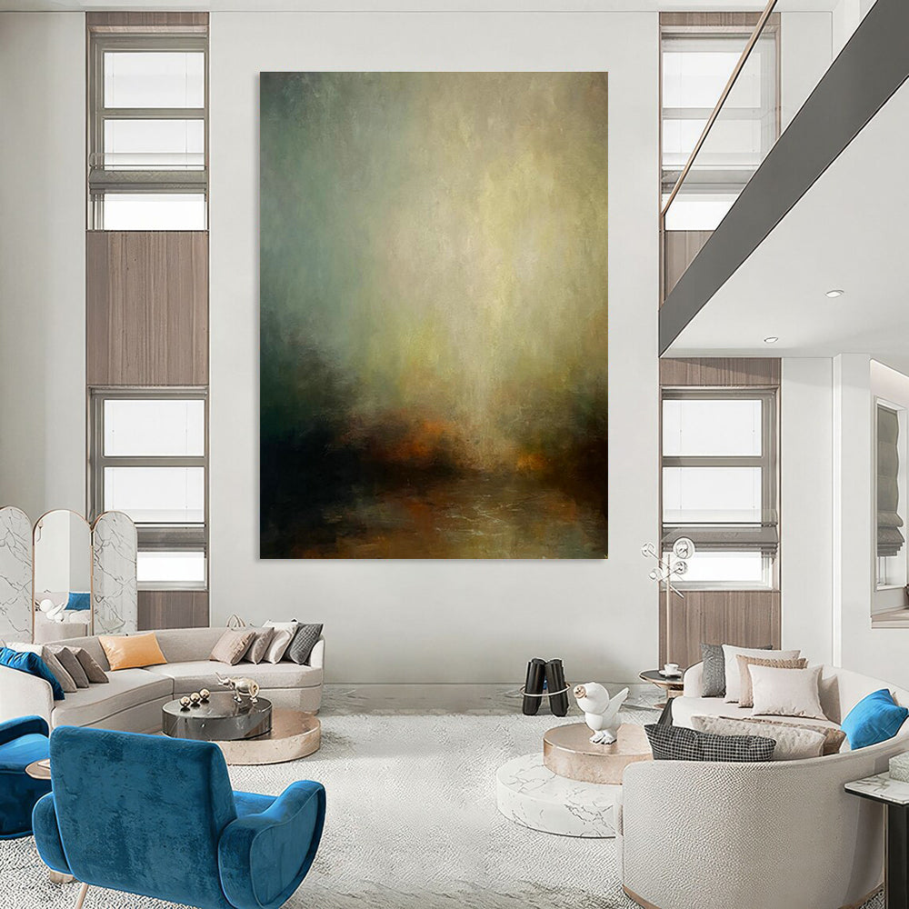 Gigantic Custom-Designed Handmade Abstract Art for Living Room & Hallway DLZ2235
