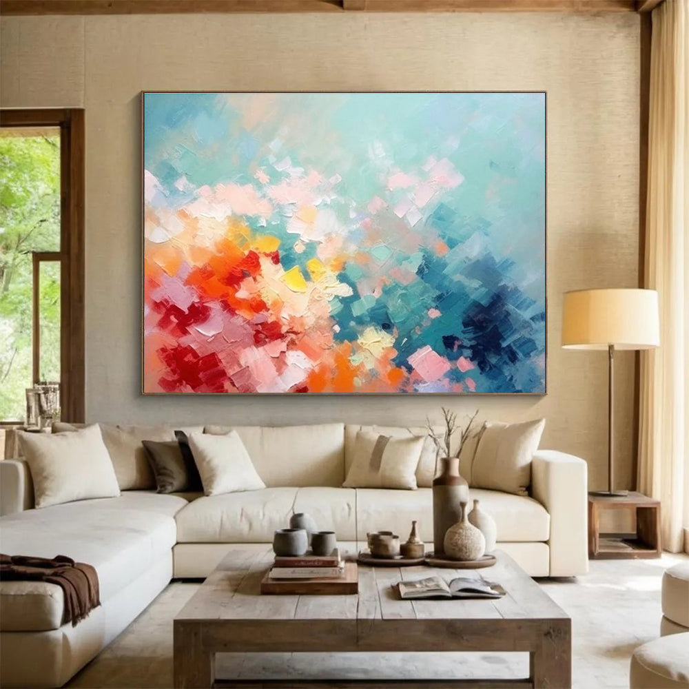 Pastel Colored Abstract Painting THY057