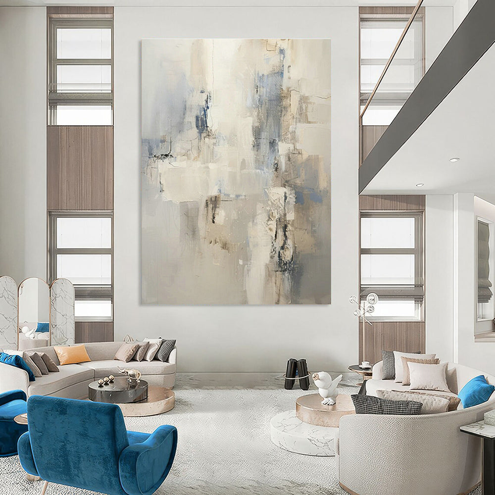 Vastly Oversized Custom Abstract Artwork for Living Room & Cottage Dining Room DLZ1256