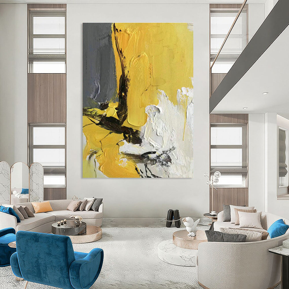 Ample, UV - Protected Custom Hand - Painted Abstracts for Cottage Longevity DLZ0471