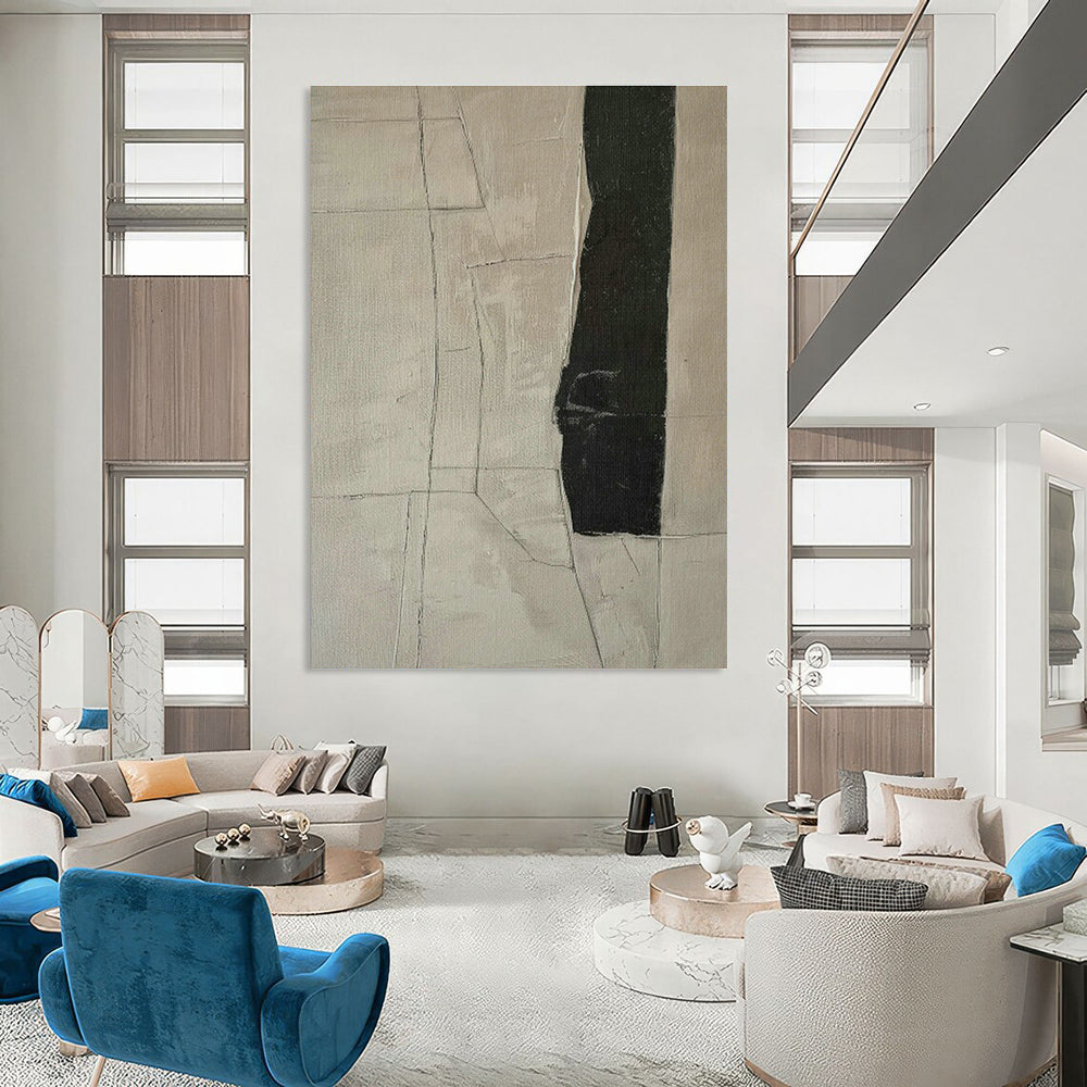 Vast Hand-Painted Abstract Artwork for Hallway & Living Room DLZ1165