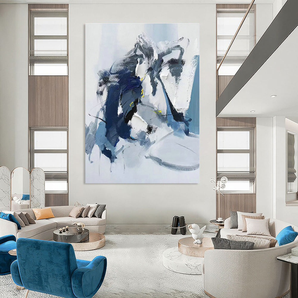 Abstract Hand - Painted Canvases for Living Room Coffee Tables and Dining Room Sideboards DLZ0790