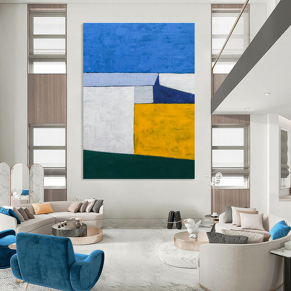 Gargantuan Custom Abstract Painting for Bedroom & Living Room DLZ1102