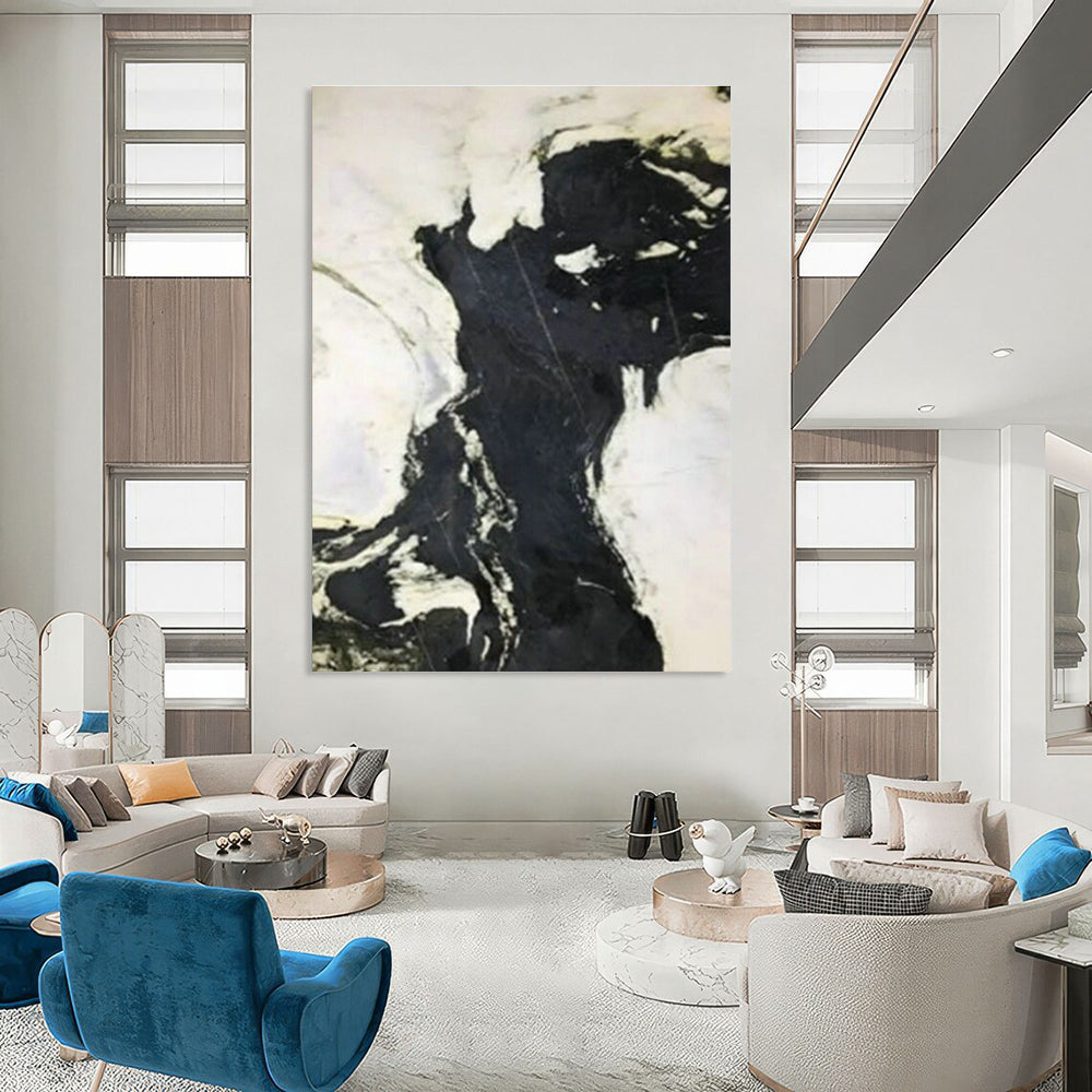 Large Custom Handmade Abstract Painting for Living Room and Cottage Entryway DLZ1612