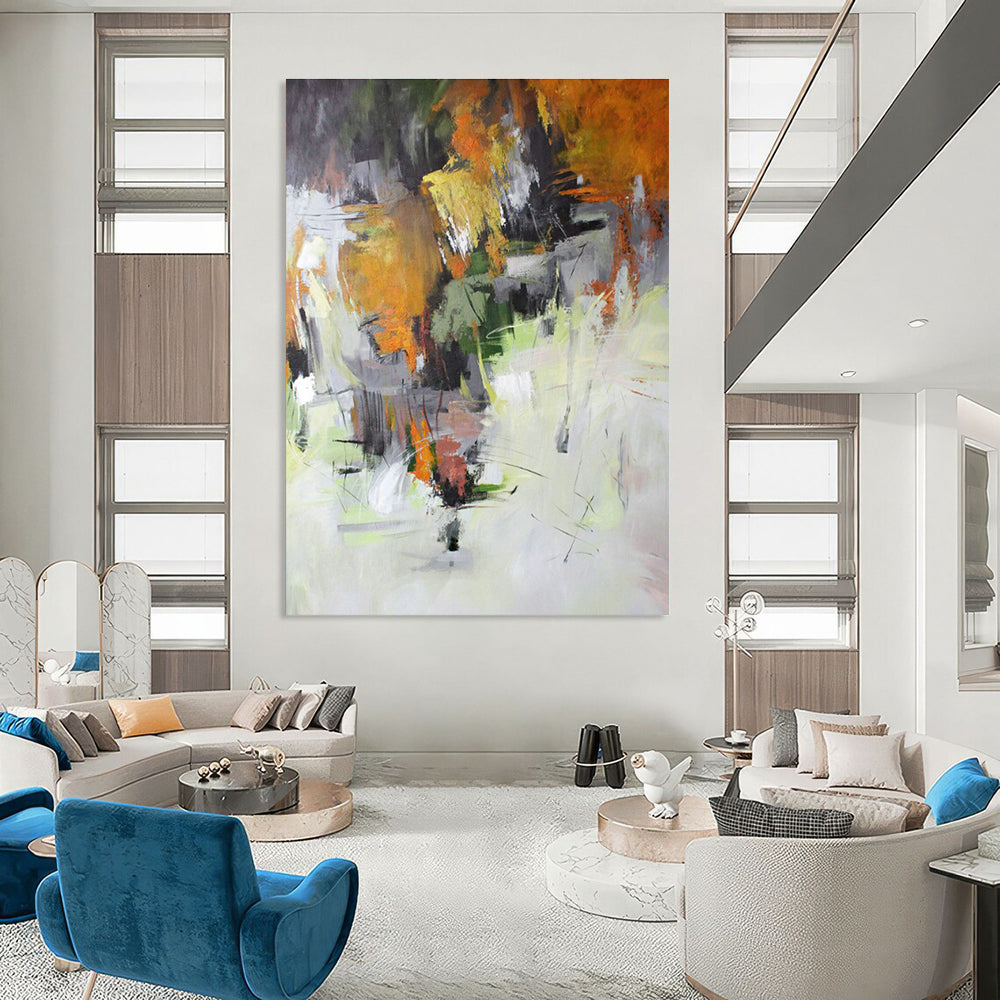 Monumental - Scale Custom Abstract Art for Office Authority DLZ0403