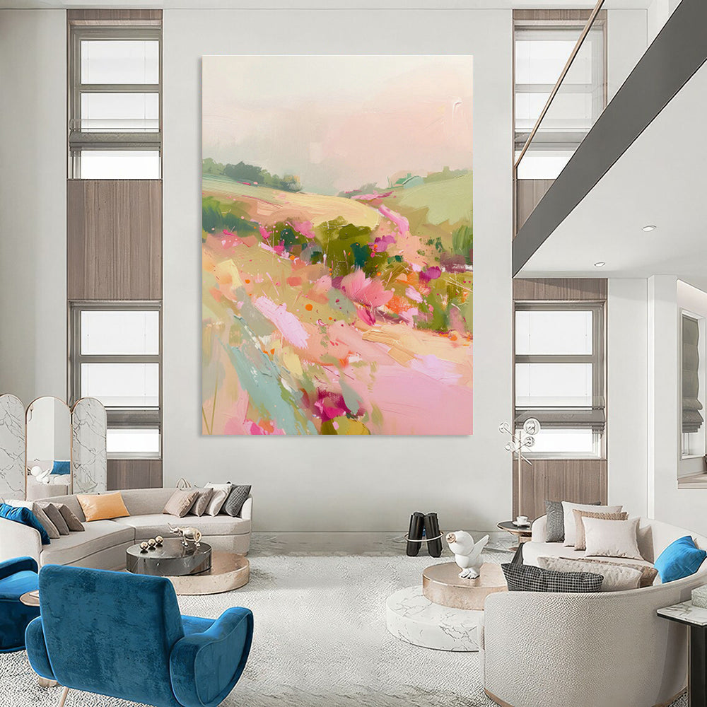 Oversized Abstract Paintings for Dining Room and Cottage Entryway DLZ0652