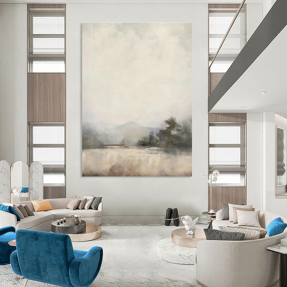Grand - Sized Custom Abstract Canvases for Bedroom Walk - in Closet Islands & Office Break Room Tables DLZ0719