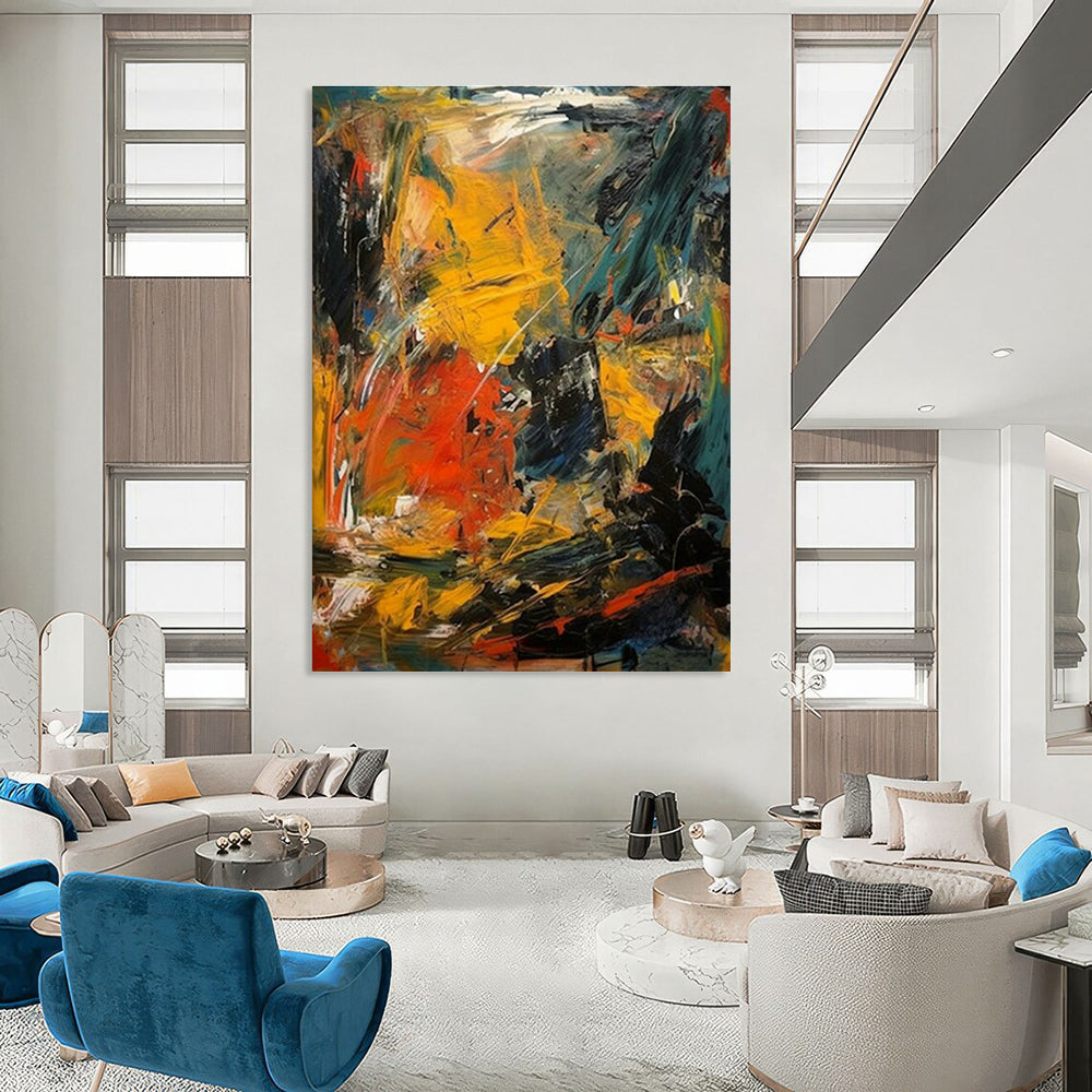 Customizable Handmade Abstract Art for Bedroom and Cottage Hallway DLZ1568