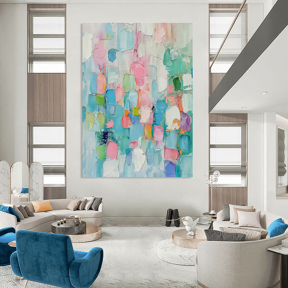 Oversized Custom Abstract Wall Art for Bedroom & Living Room DLZ1004